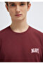 Logo Printed Claret Red T-Shirt Regular Fit / Regular Fit 0611714 -70396 - 6