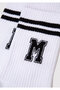Logo Detailed White Socks 0911108-20843 - 2