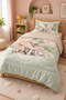Single Children's Quilt with Cute Animal Figures, Sleeping Set - 5