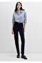 Cindy Navy Blue Velvet Pants 100277 -82993 - 2