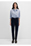 Cindy Navy Blue Velvet Pants 100277 -82993 - 3