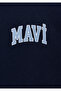 Men's Navy Blue Half-Zip Sweatshirt Leather N Navy Blue Sweatshirt 0S10208-70497-Std - 7