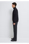 Black Basic Sweatshirt with Half Zipper 0S10278-900 - 4