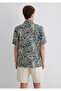 Printed Gray Shirt Regular Fit / Regular Cut 0211489-89886 - 6