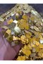 1 cm 10 gr Steel Gold Yellow Perforated Jewelry Bead