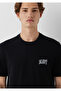 Logo Printed Black T-Shirt Regular Fit / Regular Fit0611714-900 - 6