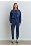 Navy Blue Women's Tracksuit - M1600453-70491 Elastic - 2