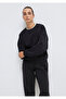 Crew Neck Black Basic Sweatshirt 1610198-900 - 2