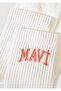 Logo Detailed Ecru Socks 1912726-620 - 2