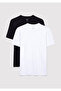 Pack of 2 Crew Neck Men's Basic T-Shirt Fitted / Body-Cutting Cut 0611286-620