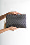 Satin Labyrinth Patterned Paris Women's Clutch Bag