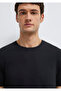 Black Basic T-Shirt Slim Fit / Narrow Cut 065574-900 - 6