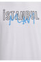 White Istanbul Printed Regular Fit T-Shirt -067114-620 - 8