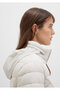 Stand Collar Beige Puffer Jacket 110698 -27105 - 7
