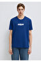 Miav Printed Navy Blue T-Shirt Regular Fit / Normal Cut 067153-70722 - 3