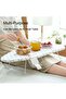 Mini Tabletop Folding Ironing Board,Space-Saving Portable Clothes Pressing Rack,White - 5
