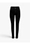 Onliconic Hw Sk Long Ank Dnm Noos Women's Black Denim Trousers - 15247810