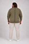 Large Size Crew Neck 3Ip Sweat Possible 25719 Khaki - 2