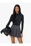 Onlhannah L/S Ruching Top Jrs Women's Black T-Shirt - 15363623 - 4