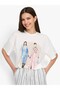 Onlmelina S/S Ladies Top Box Jrs Women's Cloud Dancer T-Shirt - 15342876 - 3