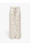 Onlgianna Aris Mw Wide Pants Wvn Cc Women's Gray Trousers - 15364137