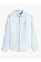 Tjm Reg Linen Shirt Men's Blue Shirt - Dm0Dm22760