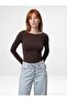 32549 Boat Neck Bodysuit-Dark Brown - 3
