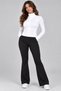 Women's Zippered Stand Collar Pocket Finger-Loop Slim Fit Blouse Crop White Sports Jacket - 6