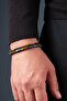Certified Tiger Eye and Hematite Combination Natural Stone Gift Men's Bracelet - 4
