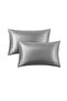 Satin 2 Pieces 50X70 Pillowcases Curly Hair Girls
