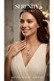 White Rose Embroidered Zircon Stone Steel Necklace - 2