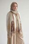 Mustard Pastel Pattern Muslin Shawl