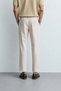 Leon - Beige - Italian Cut Viscose - Classic Men's Trousers - 4