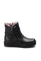 Genuine Leather and Fur Black Boys' Classic Boots 769Kxa120