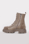Genuine Leather Fur Mink Women's Thick Sole Boots 010Kza8653 - 2