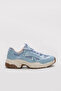 Genuine Leather Blue Women's Casual Shoes 312Za34142