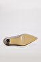 Genuine Leather Mink Women's Thin Heel Shoes 215Za2418 - 5