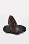 Genuine Leather Brown Men's Classic Shoes 951Ma203Eva - 4