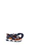 Genuine Leather Navy Blue Tan Boys' Classic Sandals 006Xca009 - 3