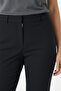 Women's Regular Fit Normal Waist Tapered Leg Polyester Blended Woven Trousers 26Kekl05015 - 5