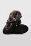 Genuine Leather Fur Brown Floater Women's Classic Boots 710Kza6010 - 4