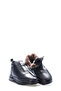 Genuine Leather and Fur Navy Blue Men's Sports Boots 856Kma717 - 5