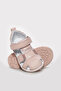 Genuine Leather Powder Girls' Classic Sandals 612Ba1037 - 3