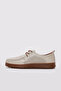 Genuine Leather Beige Women's Casual Shoes 583Za2610-1 - 2