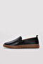 Genuine Leather Black Women's Ballerina Shoes 240Za2111-1 - 2