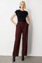 High waist loose leg pants - 7