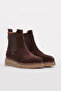 Genuine Leather Fur Brown Suede Women's Classic Boots 657Kza2501 - 4