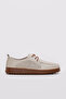 Genuine Leather Beige Women's Casual Shoes 583Za2610-1