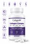 5-Type Collagen Complex Types 1, 2, 3, 5, and 10 with Biotin, Zinc, Selenium, Vitamin C & Acai, 90 Tablets - 2