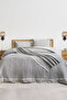 Julia Cotton Double Pique Gray